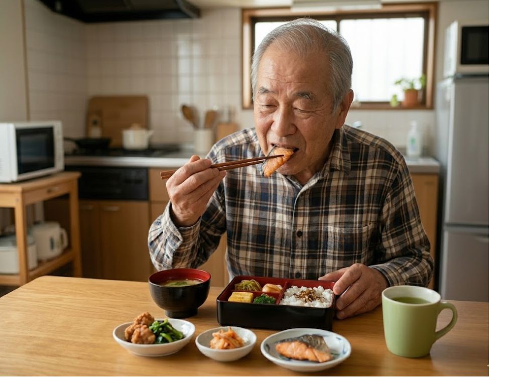 高齢者　食事　一人暮らし